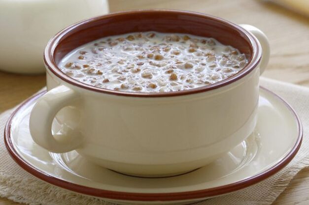 Buckwheat with kefir for a three-day diet