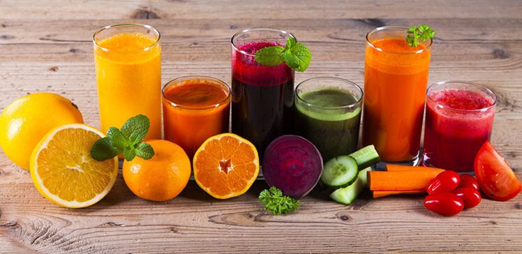 weight loss diet with freshly squeezed juices