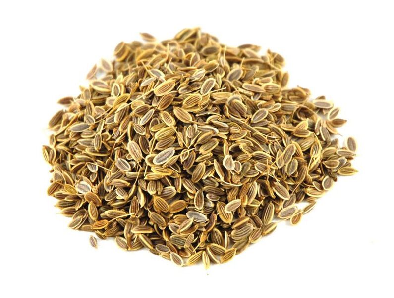 Dill seeds with mild diuretic action